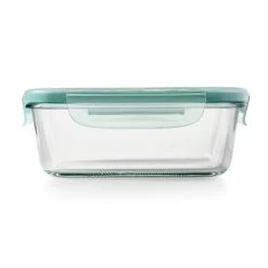 OXO Good Grips 3.5-Cup Smart Seal Rectangle Glass Container Organize With OXO