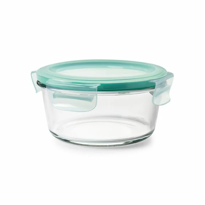New π₯° OXO Good Grips 4-Cup Smart Seal Round Glass Container Organize With OXO β 1 OXO Good Grips 4-Cup Smart Seal Round Glass Container Organize With OXO