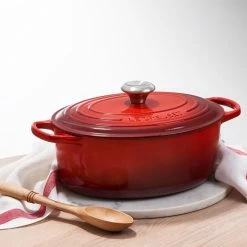Le Creuset Signature 5 Quart Oval Enameled Cast Iron Dutch Oven Le Creuset Dutch Ovens