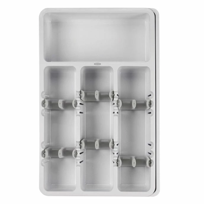 Brand new π Organize With OXO OXO Good Grips Expandable Utensil Tray In Grey π 2 Organize With OXO OXO Good Grips Expandable Utensil Tray In Grey