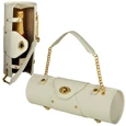Wine Carry Bags Picnic At Ascot Wine Carrier & Purse - White