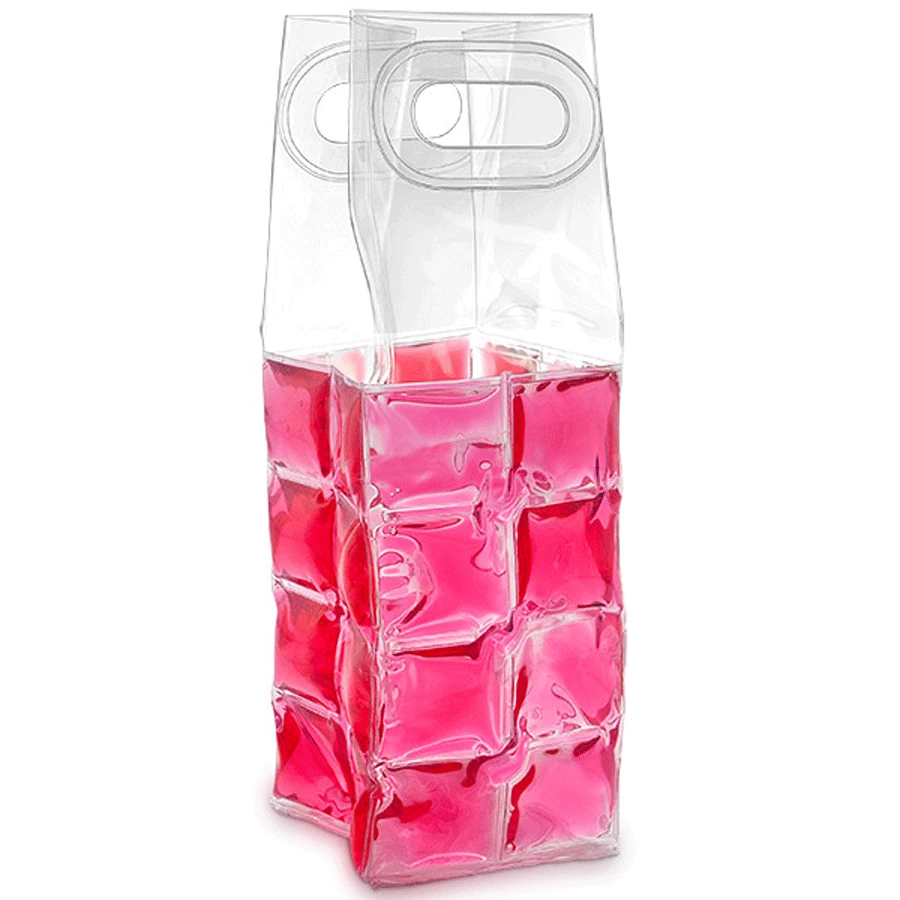 Wholesale β¨ Epic Products Wine Bottle Accessories Wine Chill Gel Tote - Pink π€© 2 Epic Products Wine Bottle Accessories Wine Chill Gel Tote - Pink