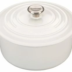 Le Creuset Dutch Ovens Le Creuset Signature 7.25 Quart Round Enameled Cast Iron Dutch Oven