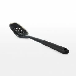 OXO Good Grips Silicone Slotted Spoon In Black Cook With OXO