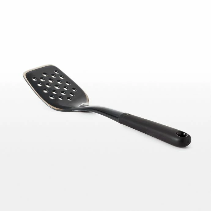 New 𧨠OXO Good Grips Silicone Turner In Black Cook With OXO π 3 OXO Good Grips Silicone Turner In Black Cook With OXO