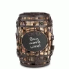 Epic Products Chalkboard Wine Barrel Cork Cage Cork Presentation
