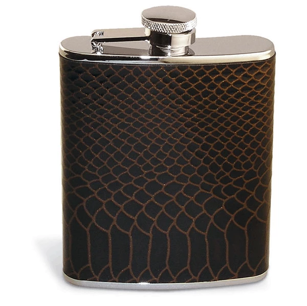 Deals π₯° Epic Products Reptilian Leather Flask - 6 Oz. Flasks π€© 1 Epic Products Reptilian Leather Flask - 6 Oz. Flasks