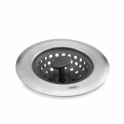 OXO Good Grips Silicone Sink Strainer With Stopper Clean With OXO