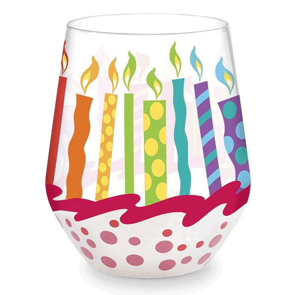 Best Pirce π Epic Products Other Glassware π₯³ Birthday Stemless Painted Wine Glass π 1 Epic Products Other Glassware Birthday Stemless Painted Wine Glass