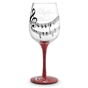Epic Products Rhythm In Wine Painted Wine Glass Other Glassware