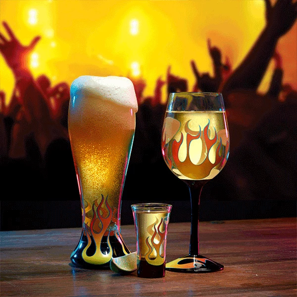 Promo π Epic Products Other Glassware Rock On Pilsner Glass π 4 Epic Products Other Glassware Rock On Pilsner Glass