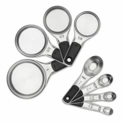 OXO 8-Piece Stainless Steel Measuring Cup/Spoon Set Cook With OXO