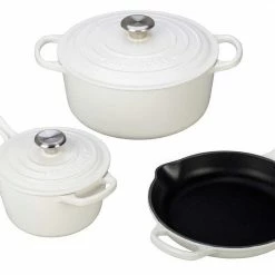 Le Creuset Dutch Ovens Le Creuset 5 Piece Enameled Cast Iron Signature Set