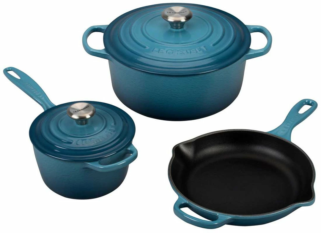 Top 10 π Le Creuset Dutch Ovens Le Creuset 5 Piece Enameled Cast Iron Signature Set π 2 Le Creuset Dutch Ovens Le Creuset 5 Piece Enameled Cast Iron Signature Set