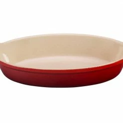 Le Creuset Bakeware Le Creuset 1.7 Quart Heritage Stoneware Oval Au Gratin Dish
