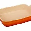 Le Creuset 4 Quart Heritage Stoneware Rectangular Dish Le Creuset Bakeware