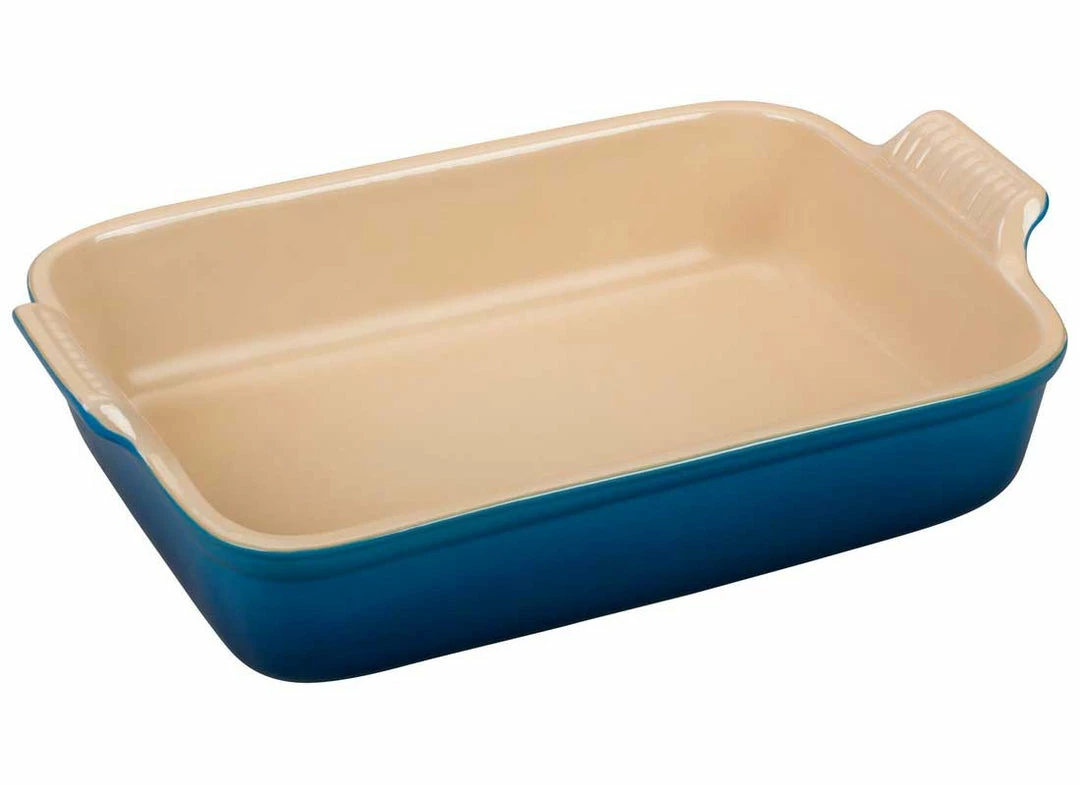 Cheap 🥰 Le Creuset 2.5 Quart Heritage Stoneware Rectangular Dish Le Creuset Bakeware 💯 2 Le Creuset 2.5 Quart Heritage Stoneware Rectangular Dish Le Creuset Bakeware