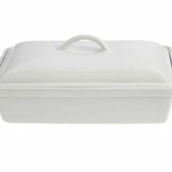 Le Creuset 4 Quart Heritage Covered Rectangular Stoneware Casserole Le Creuset Bakeware