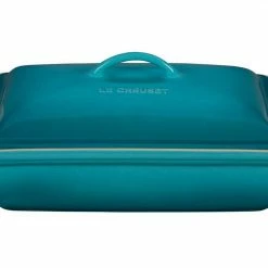 Le Creuset 4 Quart Heritage Covered Rectangular Stoneware Casserole Le Creuset Bakeware