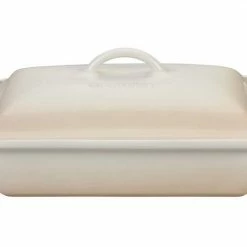 Le Creuset 4 Quart Heritage Covered Rectangular Stoneware Casserole Le Creuset Bakeware
