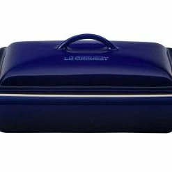 Le Creuset 4 Quart Heritage Covered Rectangular Stoneware Casserole Le Creuset Bakeware