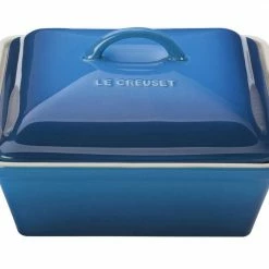 Le Creuset 2.5 Quart Heritage Covered Square Stoneware Casserole