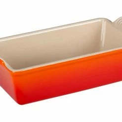 Outlet 💯 Le Creuset 1.5 Quart Heritage Stoneware Loaf Pan 🔔 10 Le Creuset 1.5 Quart Heritage Stoneware Loaf Pan