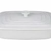 Le Creuset 3.5 Quart Covered Rectangular Stoneware Casserole