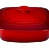 Le Creuset Bakeware Le Creuset 2.75 Quart Covered Square Stoneware Casserole