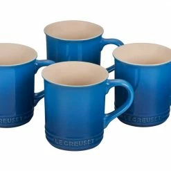 Le Creuset Coffee & Tea Le Creuset 14 Ounce Stoneware Mugs - Set Of 4
