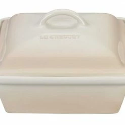 Le Creuset 2.5 Quart Heritage Covered Square Stoneware Casserole