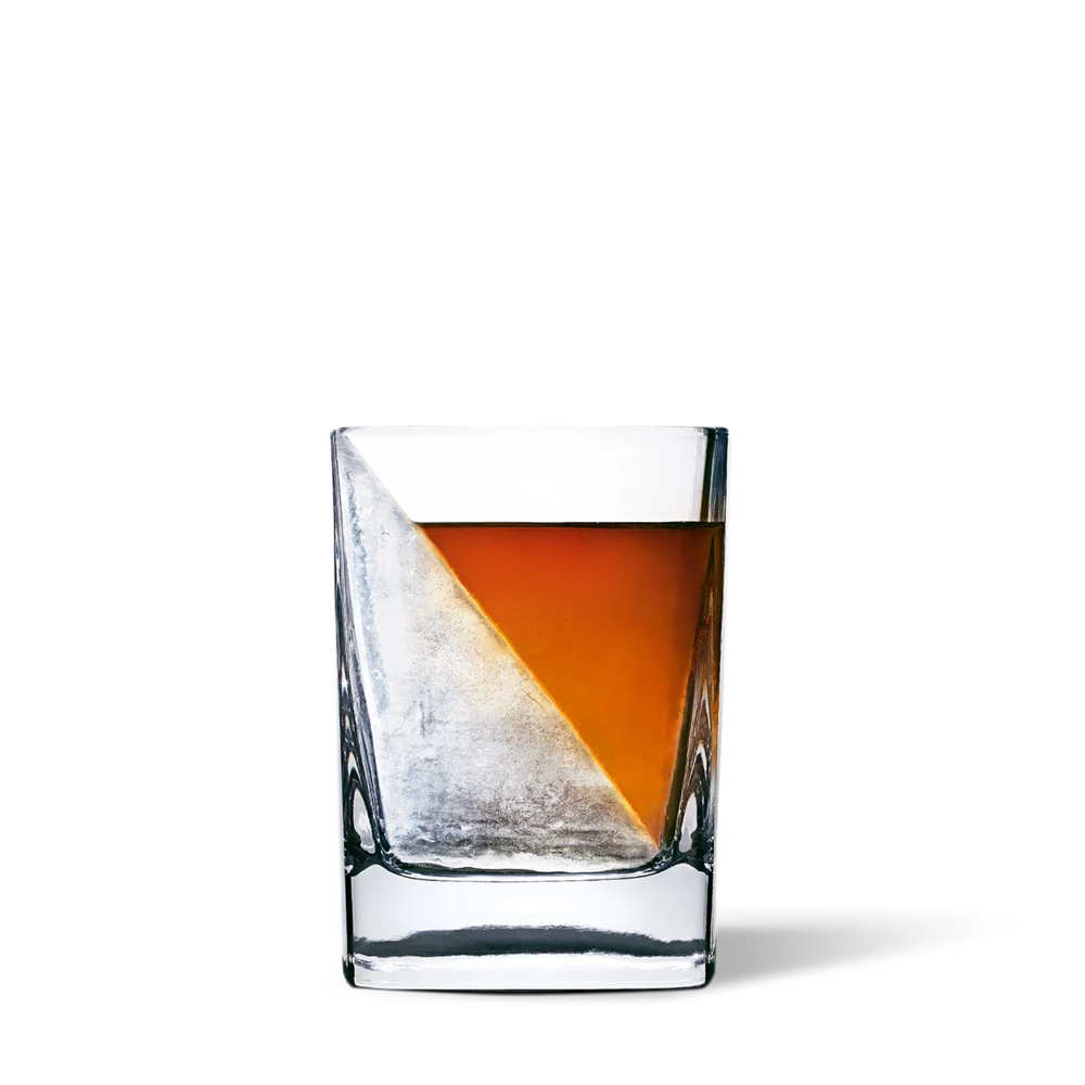 Promo π₯ Corkcicle Whiskey Wedge Double Old Fashioned Glass Bar Glassware β 1 Corkcicle Whiskey Wedge Double Old Fashioned Glass Bar Glassware