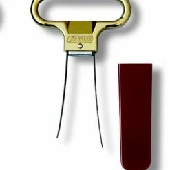 Other Ahh Super Two-Prong Cork Extractor Brass - Black