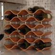 Oenophilia Bali 15-bottle Rack - Spiced Pumpkin Wine Racks & Holders
