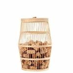 Oenophilia Cork Presentation Bamboo Wine Barrel Cork Holder
