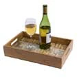 Other Cork Presentation Bamboo Cork Service Tray Kit
