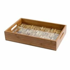 Other Cork Presentation Bamboo Cork Service Tray Kit