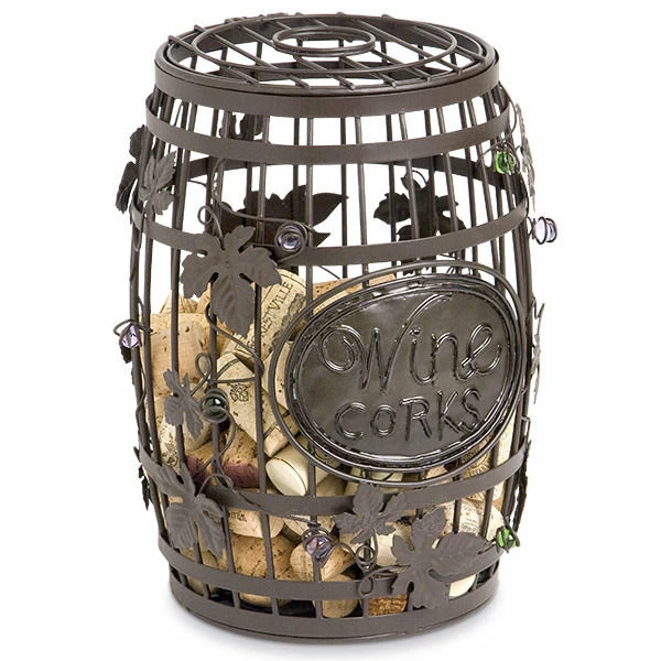 Hot Sale ✔️ Epic Products Wine Barrel Cork Cage Cork Presentation ✔️ 3 Epic Products Wine Barrel Cork Cage Cork Presentation