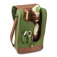 Picnic Plus Picnic Time Barossa - Pine Green Wine Carry Bags