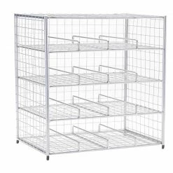 Oenophilia Chrome 16 Bottle Wire Bin