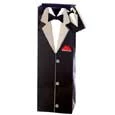 True Fabrications Black Tux Wine Gift Bag - Set Of 10