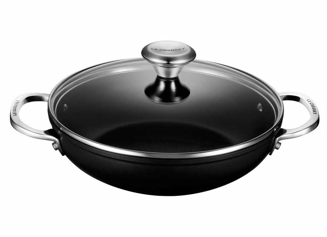 Hot Sale π Le Creuset 4 Quart Toughened Nonstick Pro Braiser W/Glass Lid π₯° 1 Le Creuset 4 Quart Toughened Nonstick Pro Braiser W/Glass Lid