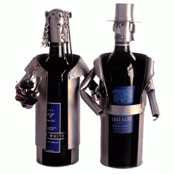 H&K Sculpture Wine Racks & Holders H&K Bride & Groom Wine Caddy
