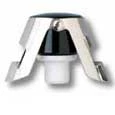 Other Super-Seal Champagne Stopper Nickel Plated - Black Wine Preservation