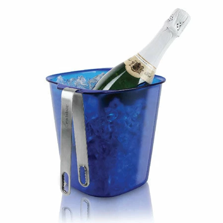 Buy ⭐ Metrokane Rabbit Ice Bucket With Stainless Tongs, Blue Ice Machines/Buckets 🧨 1 Metrokane Rabbit Ice Bucket With Stainless Tongs, Blue Ice Machines/Buckets