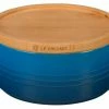 Le Creuset Wine & Kitchen Tools Le Creuset 23 Ounce Stoneware Storage Canister W/Wood Lid
