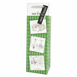 True Fabrications Wine & Liquor Gift Bags The New Yorker Cartoon Collage - Set Of 10