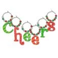 Epic Products Cheers My Glass Wine Glass Charms