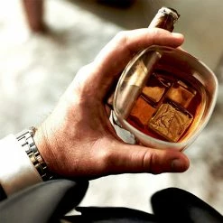 Corkcicle Cigar Glass - Double Old Fashioned Glass With Built-In Cigar Rest Other Glassware