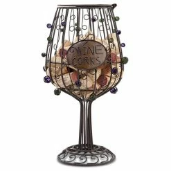 Epic Products Wine Glass Cork Cage Cork Presentation